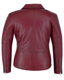 Casual Soft Leather Brando Biker Style Jacket