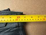 Touring Black Leather Motorcycle Trousers