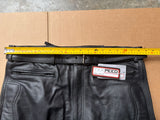 Touring Black Leather Motorcycle Trousers