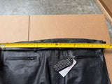 Touring Black Leather Motorcycle Trousers