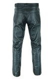 Casual Black Leather Trousers
