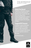 RS Black Leather Motorcycle Trousers