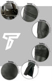 RS Black Leather Motorcycle Trousers