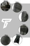 RS Black Leather Motorcycle Trousers