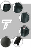 Waterproof Black Leather Motorcycle Trousers