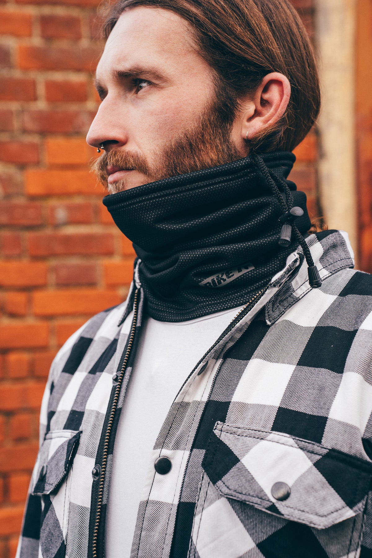 Official MotoGP Windproof Neck Tube – Anthracite, Model MGPNTB07