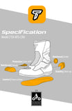 Leather Waterproof Short CE Motorcycle Boots