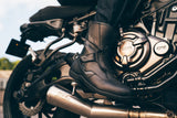 Leather Waterproof Short CE Motorcycle Boots