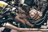 Brown Leather Waterproof Armoured Motorcycle Boots