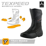 Leather Waterproof CE Motorcycle Boots