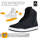 Leather Nubuck CE Motorcycle Trainers