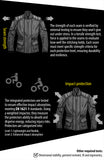 Women Motorcycle Jacket Ladies Motorbike Waterproof Moped With Biker Armour