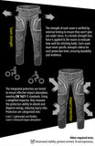 Womens Motorcycle Motorbike Trousers Waterproof Ladies With Biker Armour Protect
