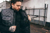 Diamond Leather Motorcycle Waistcoat