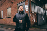 Military Leather Motorcycle Waistcoat
