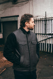SOA Inspired Leather Motorcycle Waistcoat