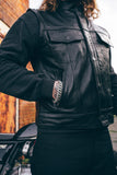 SOA Inspired Leather Motorcycle Jacket