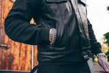 SOA Inspired Leather Motorcycle Jacket