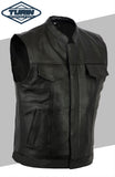 SOA Inspired Leather Motorcycle Jacket