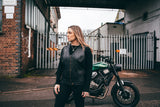 Zipped Leather Motorcycle Waistcoat